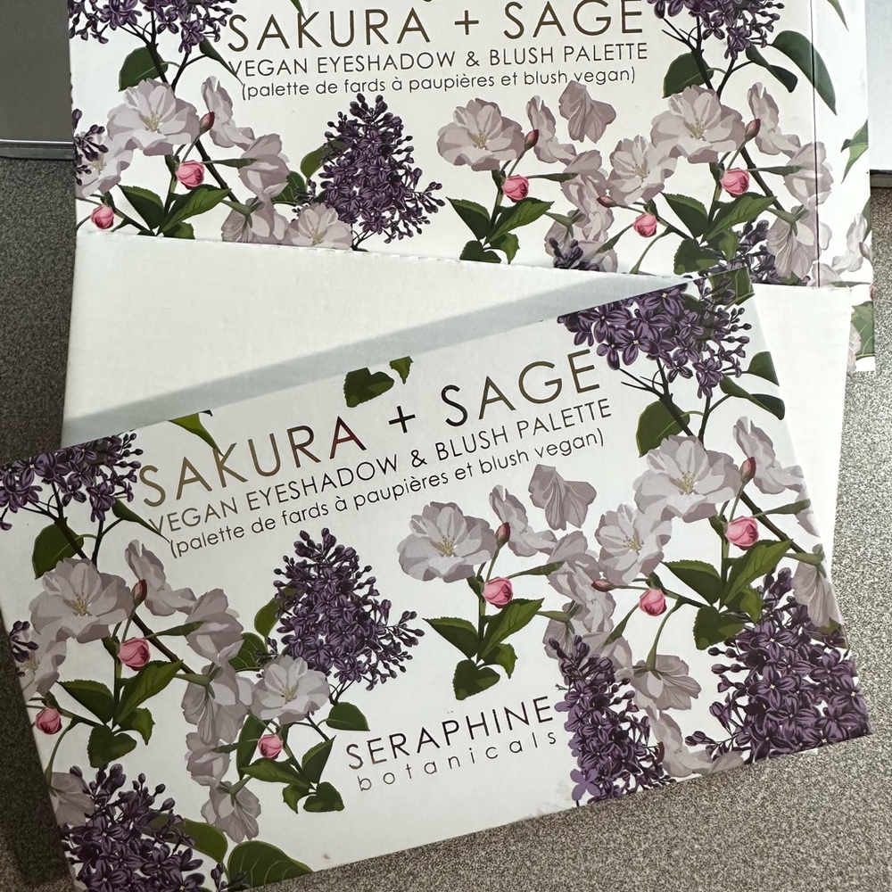 Sakura + Sage Vegan Eyeshadow & Blush Palette